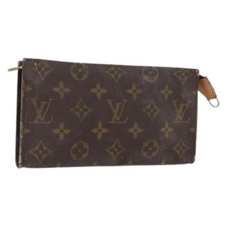 Louis Vuitton Pre-owned Clutches, female, Brown, Size: ONE SIZE Pre-owned Accessory Pouch