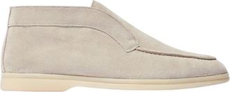 Scarosso Zandkleurige su&egrave;de enkellaarsjes - Heren - Enkellaarsjes - Beige - 44 EU - Su&egrave;de - Schoenen