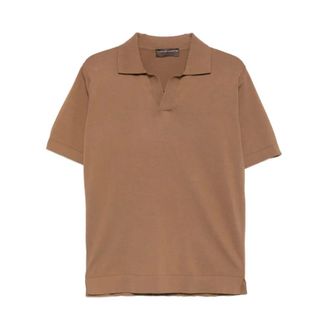 FILIPPO DE LAURENTIIS Polo Shirts, male, Brown, Size: 2XL Polo Skipper MC