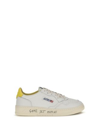 Autry White Medalist Low Sneakers