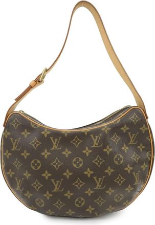 Louis Vuitton Croissant Monogram Canvas Brown Canvas Handbag (Pre-Owned)