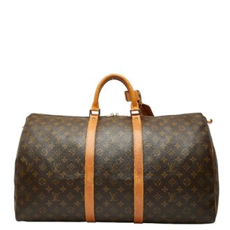 Louis Vuitton Brown Monogram Monogram Boston Bag (Pre-Owned)