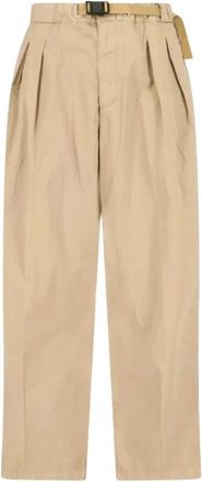 White Sand Rechte broek - Heren - Straight fit broeken - Geel - M - Katoen - Broeken