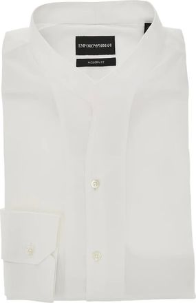 Emporio Armani Camicia con bottoni - Bianco