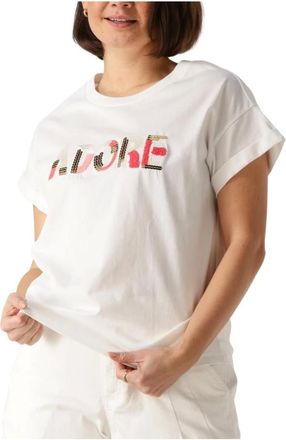 Nukus Nukus, Tops, Dames, Wit, XS, Femke Adore T-Shirt