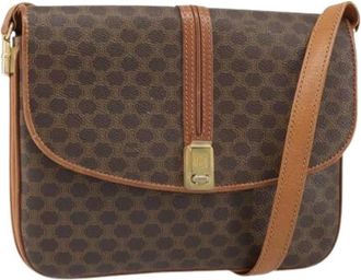 Celine Pre-owned Cross Body Bags, female, Brown, Size: ONE SIZE Pre-owned Vintage Plastic Cross Body Bag