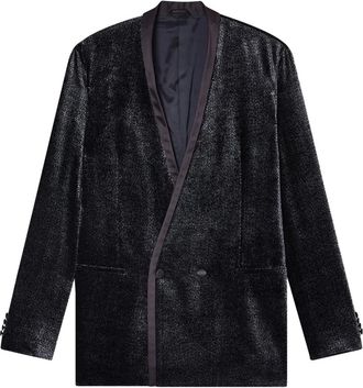 Giorgio Armani double-breasted blazer - Black