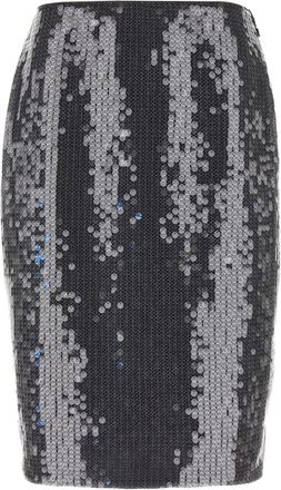 Rotate Net Sequin Midi Skirt
