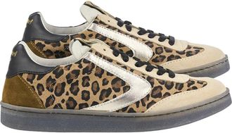 Valsport Schoenen, Dames, Veelkleurig, 38 EU, Animalier Gold Sneakers