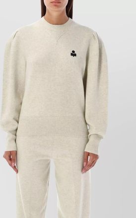 Isabel Marant ribbed logo-embroidered sweater
