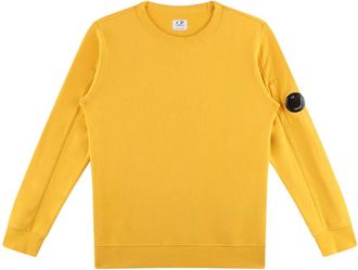 C.P. Company C.P. Company, Kids Sweatshirts, male, Yellow, 8 Y, Yellow Ochre Sweatshirt
