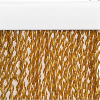 Made in Italy TENDA A CORDONCINO CAMELIA cm 125 x 230 - beige/marrone MADE IN ITALY