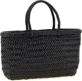 Dragon Diffusion Hand-Woven Buffalo Leather Mini Bag - Black