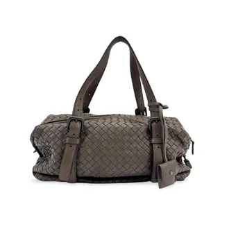 Bottega Veneta Montaigne Handle Intrecciato Nappa Brown Other Handbag (Pre-Owned)