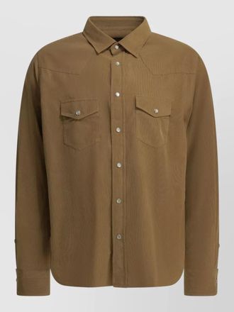 Tom Ford corduroy western shirt