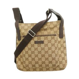 Gucci Pre-owned Cross Body Bags, female, Brown, Size: ONE SIZE Pre-owned Vintage Shoulder Bag