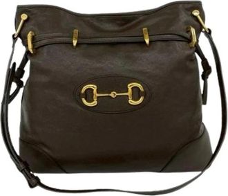 Gucci Pre-owned Shoulder Bags, female, Brown, Size: ONE SIZE Pre-owned Vintage Shoulder Bag