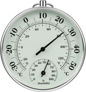 OEM Term&oacute;metro De 10 Cm Para Interiores Y Exteriores Con Medidor De Humedad Para Interiores Y Exteriores Para Monitorizaci&oacute;n De Aire Acondicionado: Indica