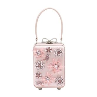 Self Portrait Handbags, female, Pink, Size: ONE SIZE Micro Bag