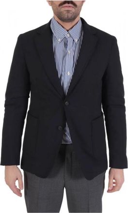 HUGO BOSS P Hanry Jas - Heren - Blazers - Blauw - 2XL - Wol - Jassen