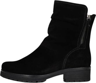 Gabor Zwarte su&egrave;de enkellaarsjes - Dames - Enkellaarsjes - Zwart - 37 1/2 EU - Su&egrave;de - Schoenen