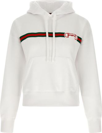 Gucci White Cotton Womens Hoodie