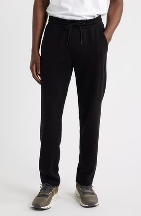 Zella Waffle Knit Joggers in Black Caviar at Nordstrom, Size Xx-Large