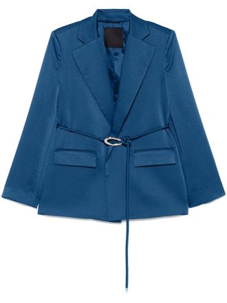 Liu Jo peak-lapels blazer - Blue