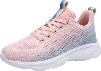 Generic Women Orthopedic Running Trainers Ladies Wide Fit Gym Shoes Women Sneakers Fashion Gradient Four Sports Shoes Mesh Breathable Comfortable Soft Sole Ru