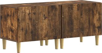 vidaXL Mueble De Tv Roble Ahumado Madera De Ingenier&iacute;a Vidaxl