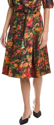 3.1 Phillip Lim Flowers In Motion Canvas Origami Silk-Blend Dress