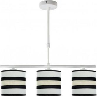 Fabrilamp Lampara Karla 3xe14 Blanca/beis Regx55x14 Cm