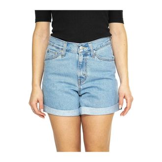 Levi's Dames, Korte broeken, Blauw, Maat: W24 Denim