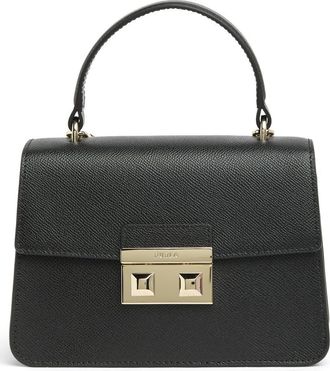 Furla Bella Mini Top Handle Satchel in Nero at Nordstrom Rack