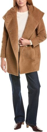 Sofiacashmere Sofiacashmere Wool & Alpaca-Blend Coat