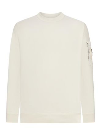 Stone Island REGULAR FIT CREW NECK SWEATSHIRT WITH SEASONAL POCKET - Stone Island - Man