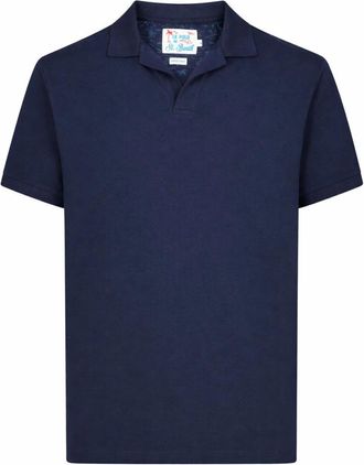 MC2 Saint Barth Charles Polo - Heren - Polos - Blauw - L - Katoen - Tops