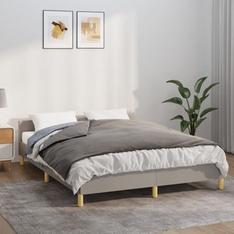 vidaXL Vidaxl - Manta Con Peso Y Con Funda Tela Gris 10 Kg 137x200 Cm