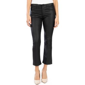 Kut from the Kloth Kelsey Crop Kick Flare Jeans in Black Jm at Nordstrom, Size 00