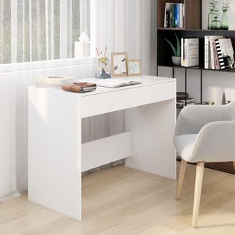 Berkfield Home Desk White 101x50x76.5 cm Engineered Wood