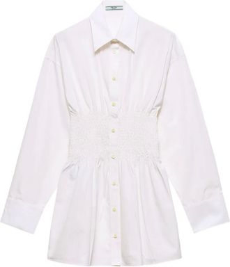 Prada Camicia in popeline - Bianco
