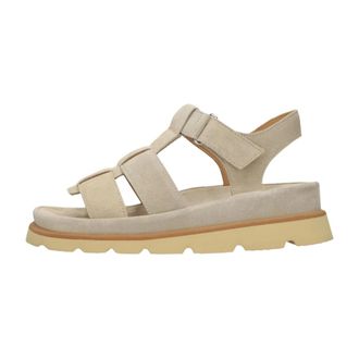 Shabbies Amsterdam Schoenen, Dames, Beige, 38 EU, Leer, Wana Sandal