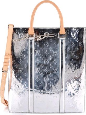 Louis Vuitton Sac Plat Bag Monogram Mirror Coated Canvas tote bag - Zilver