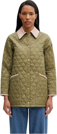 Barbour Icons Modern Liddesdale Quilted Jacket - Dames - Zomerjassen - Groen - L - Jassen