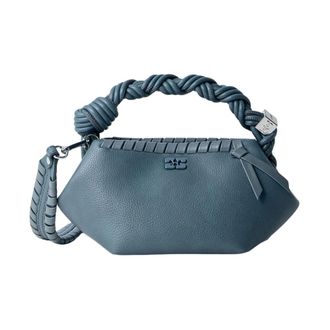 Ganni Borsa a mano Bou Mini Tress&eacute; - - Bags - Donna - Blu - ONE SIZE