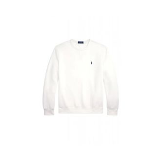 Ralph Lauren Classic Crewneck Sweatshirt - male - Ralph Lauren - Sweatshirts - White - XL - Sweatshirts & Hoodies