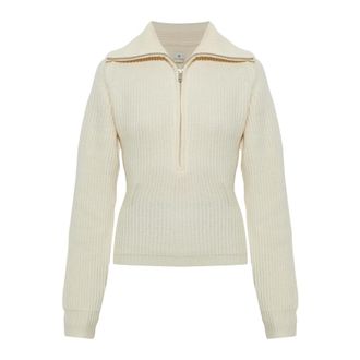 Anine Bing Truien & Vesten, Dames, Beige, M, Wol, June Turtleneck Sweater