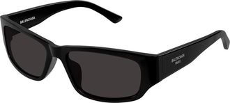 Balenciaga BB0368SK Asian Fit 001 Mens Sunglasses Size 57