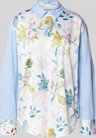 Herzensangelegenheit Herzensangelegenheit Relaxed Fit Hemdbluse aus reiner Baumwolle in Hellblau, Größe 36