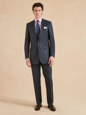 Oliver Brown Eaton Classic Fit Suit - Navy Nailhead